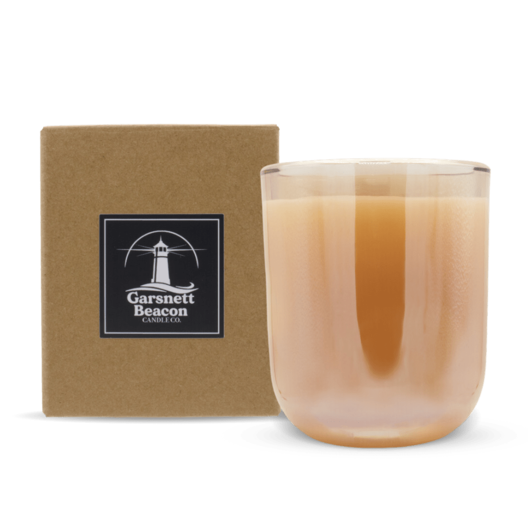 Roasted Macadamia + Golden Caramel Wooden Wick Candle | Garsnett Beacon