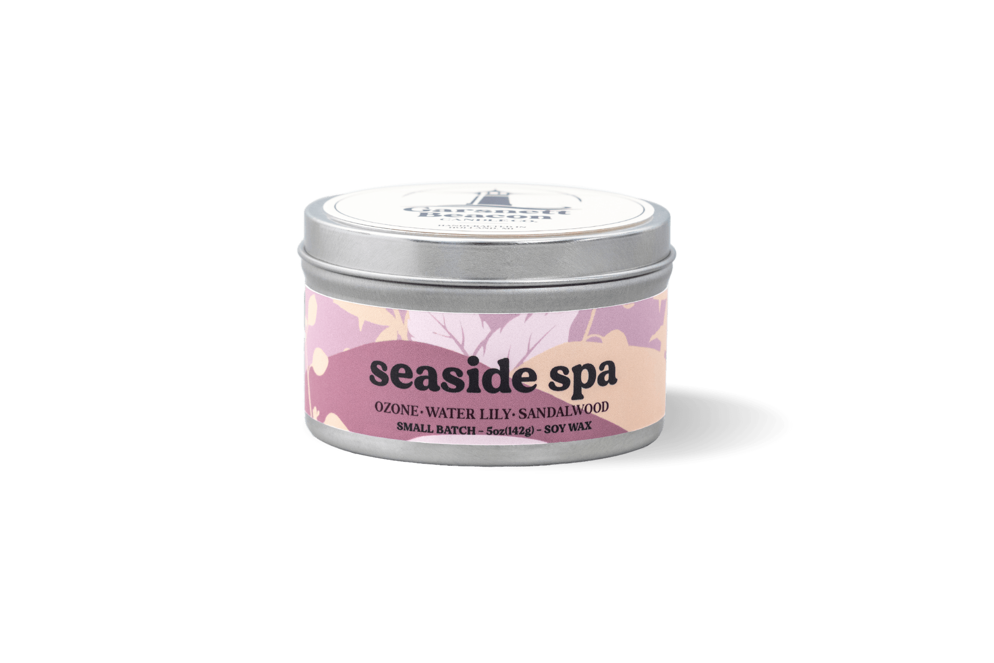 Seaside Spa Candle - Ozone, Water Lily, Sandalwood Scent