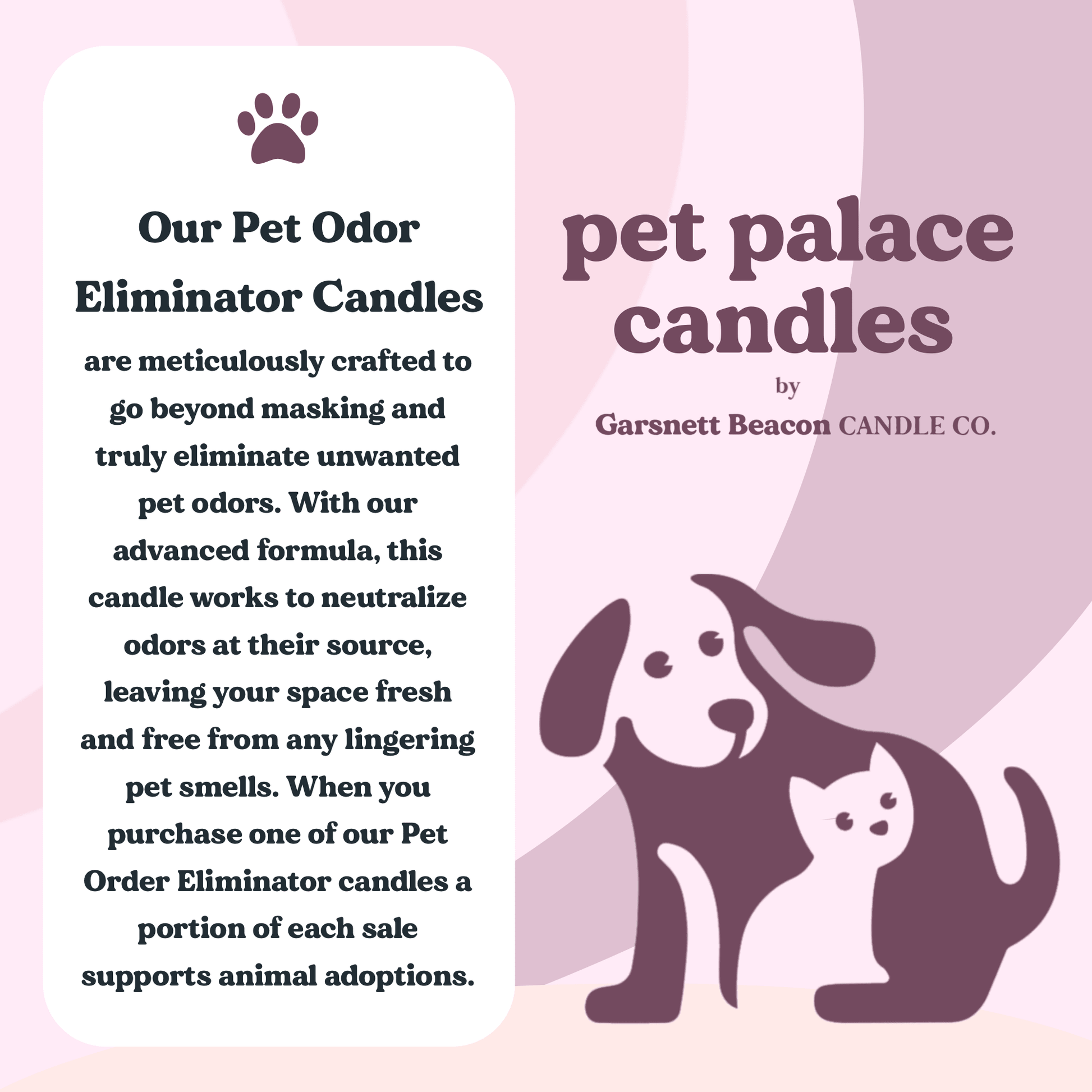 Seaside Spa Pet Odor Eliminator Candle | Garsnett Beacon