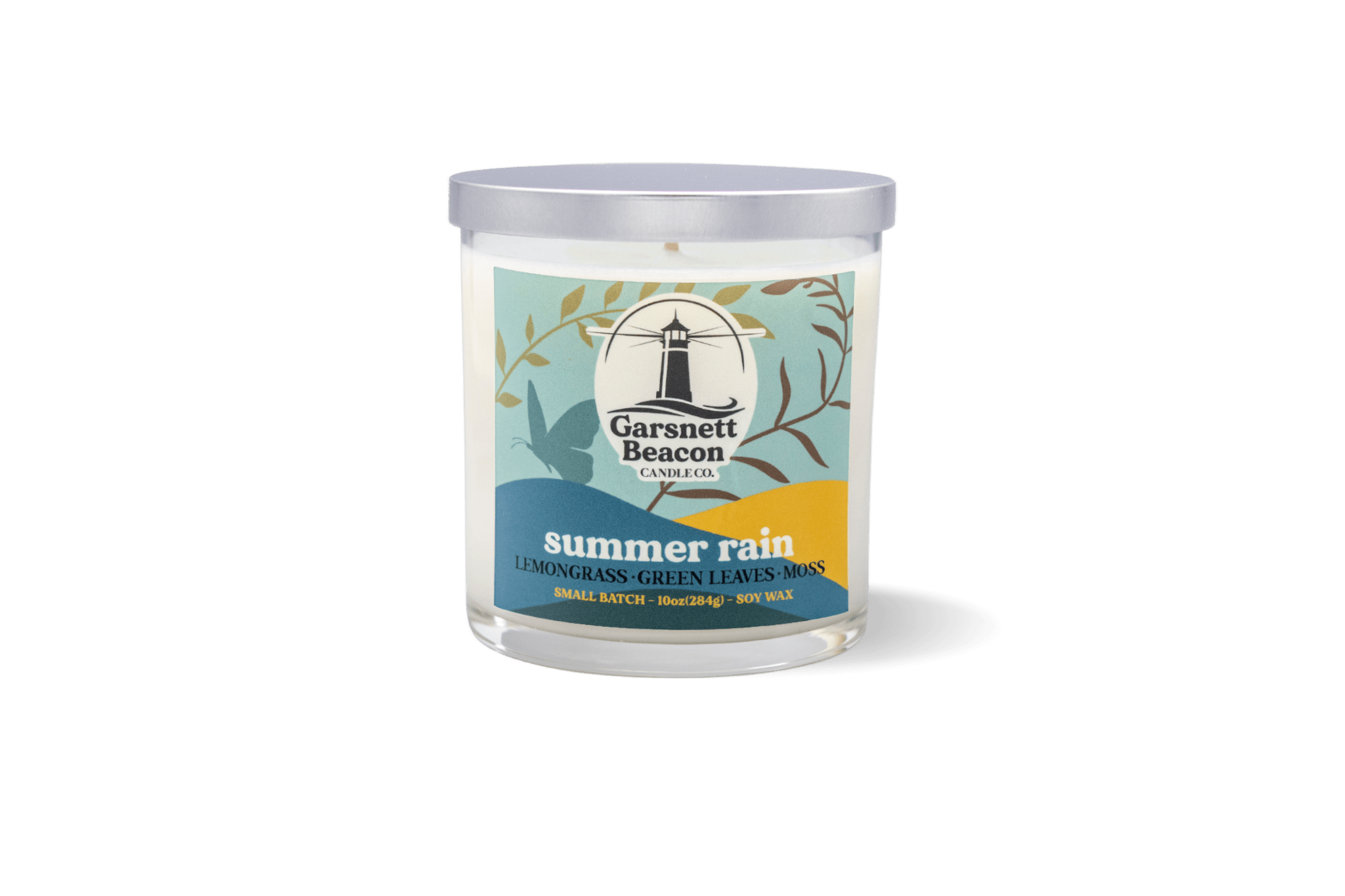 Summer Rain Candle - Rain Water, Greenery, Fresh Cut Grass Scent