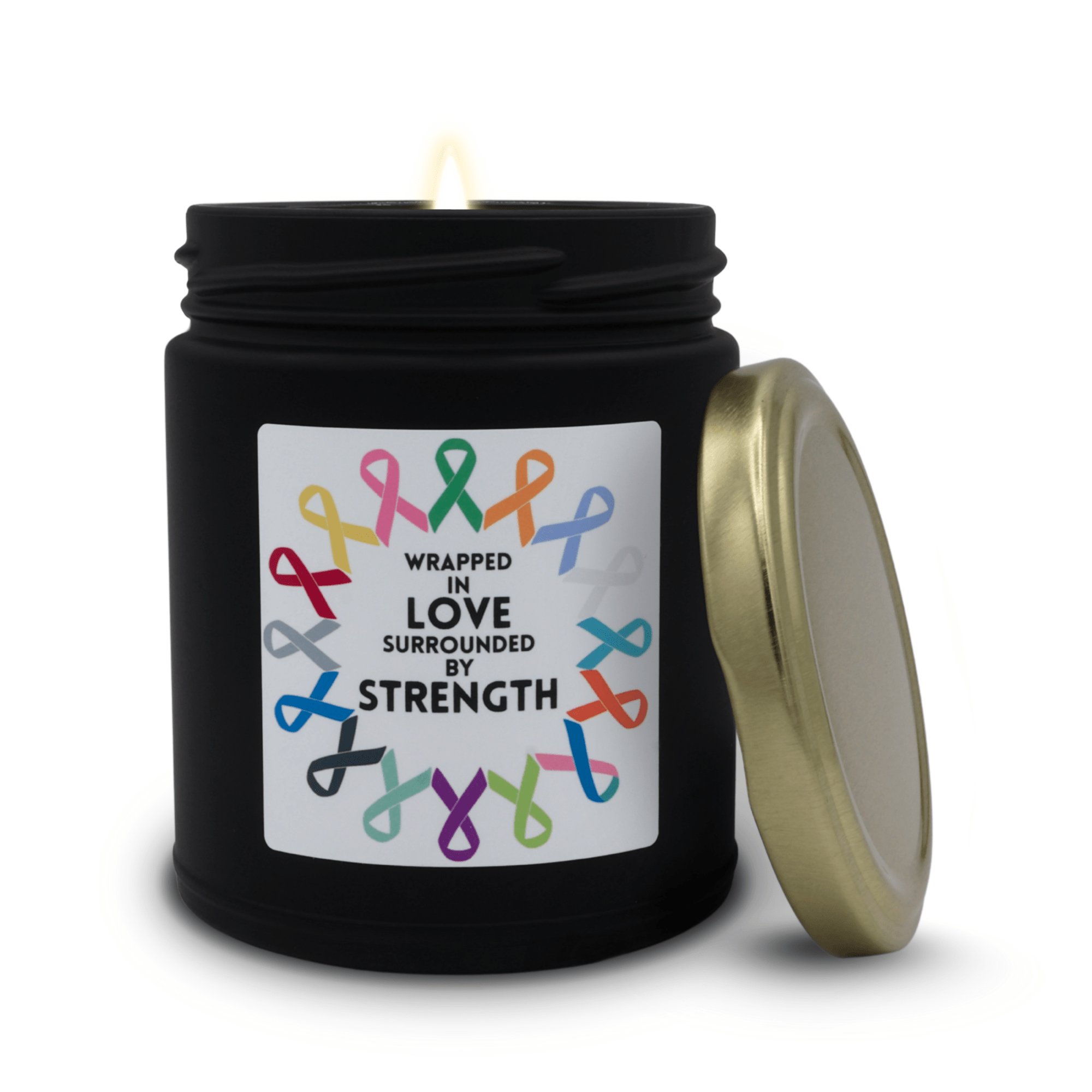 Wrapped in Love Surrounded by Strength Candle | Garsnett Beacon