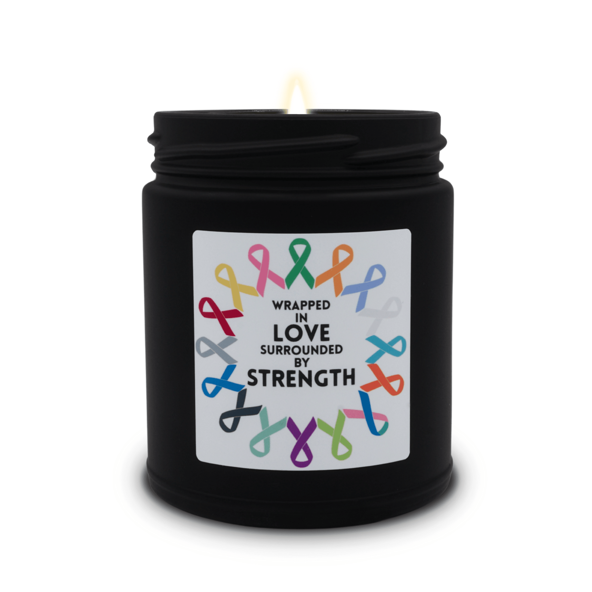 Wrapped in Love Surrounded by Strength Candle | Garsnett Beacon