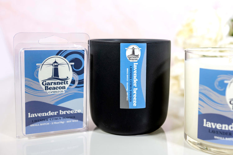 Lavender Breeze Wax Melts - Lavender, Citrus, Powder Scent