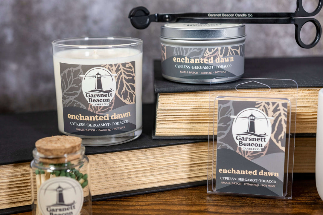 Enchanted Dawn Wax Melts - Cypress, Bergamot, Tobacco Scent