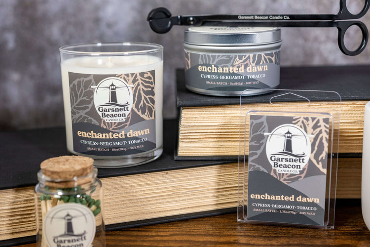 Enchanted Dawn Wax Melts - Cypress, Bergamot, Tobacco Scent