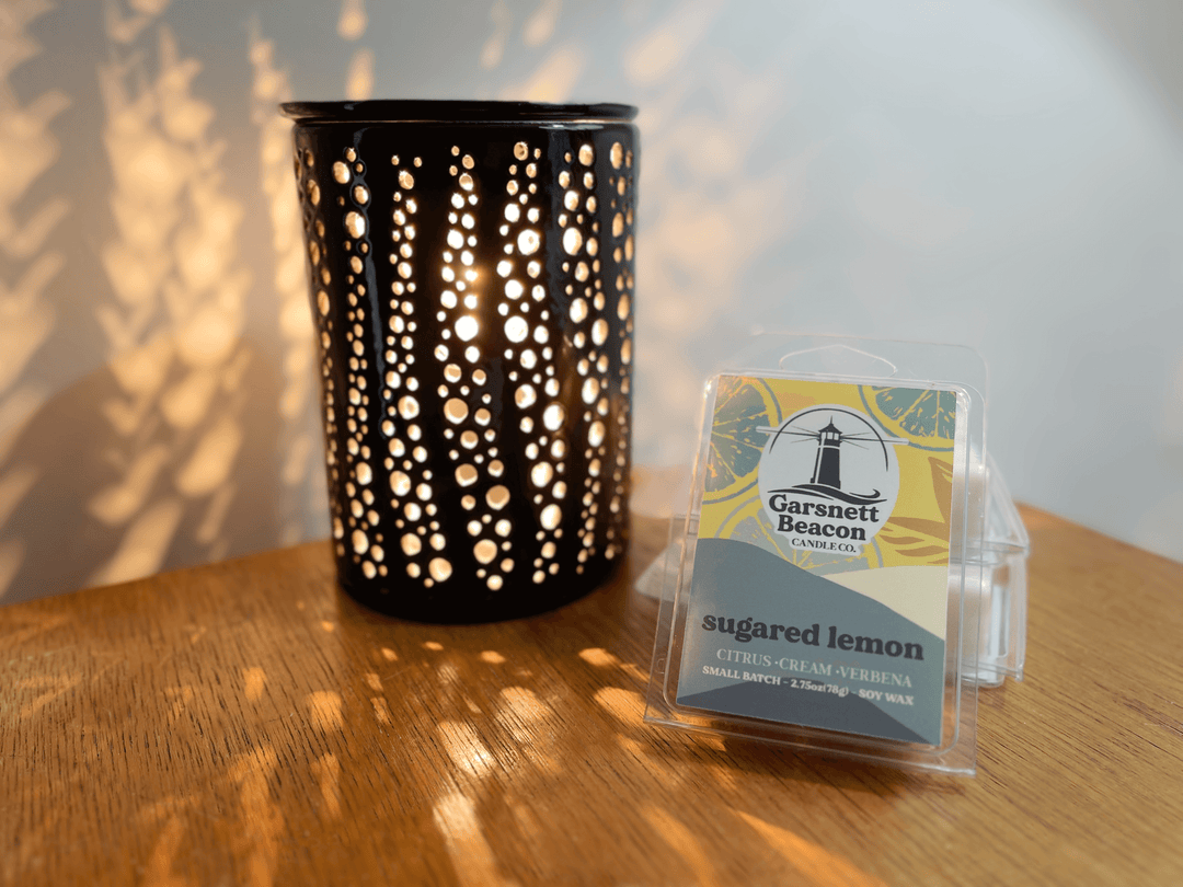 Sugared Lemon Wax Melts - Citrus, Cream, Verbena Scent