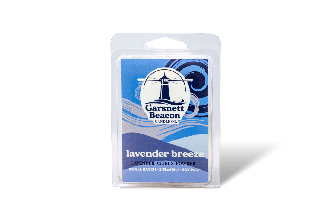 Lavender Breeze Wax Melts - Lavender, Citrus, Powder Scent