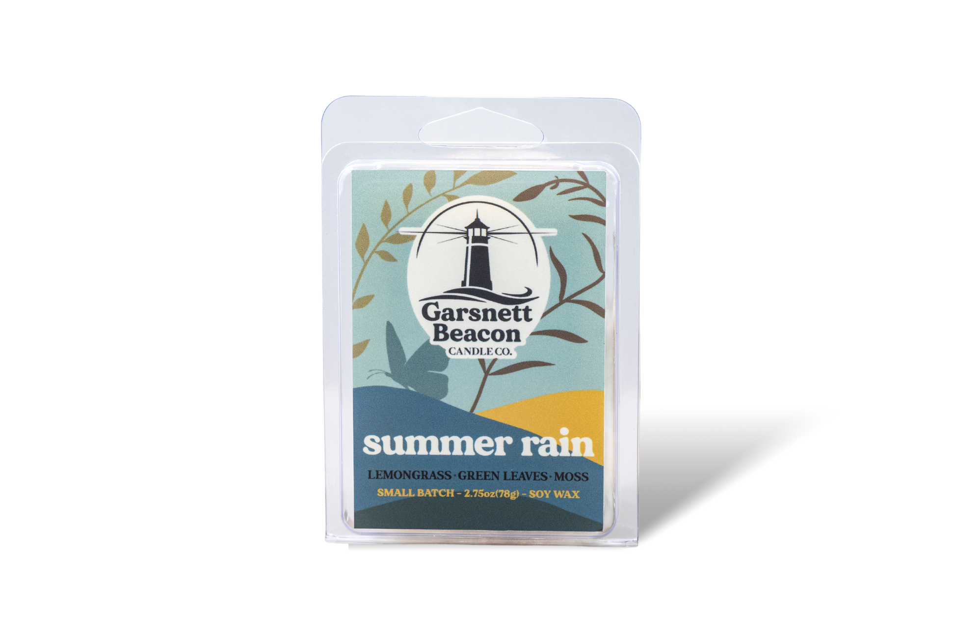 Summer Rain Wax Melts - Rain Water, Greenery, Fresh Cut Grass Scent