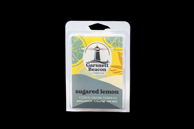 Sugared Lemon Wax Melts - Citrus, Cream, Verbena Scent