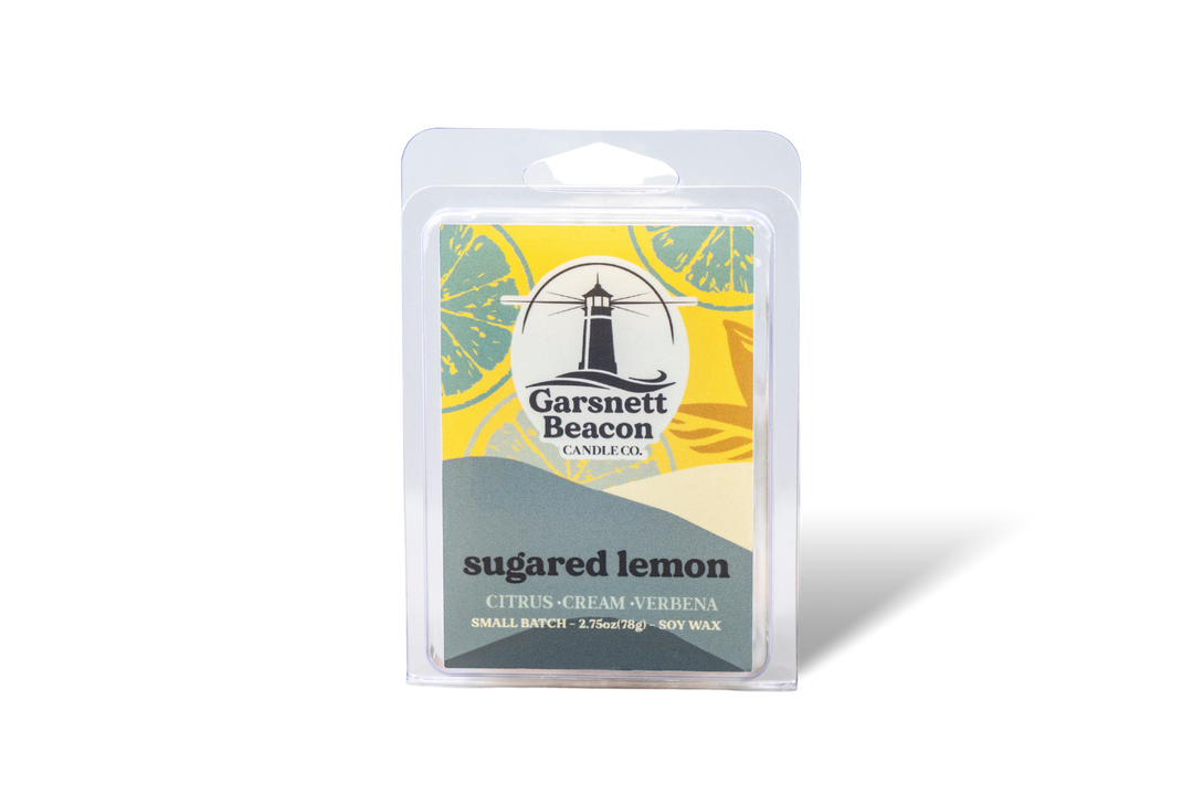 Sugared Lemon Wax Melts - Citrus, Cream, Verbena Scent