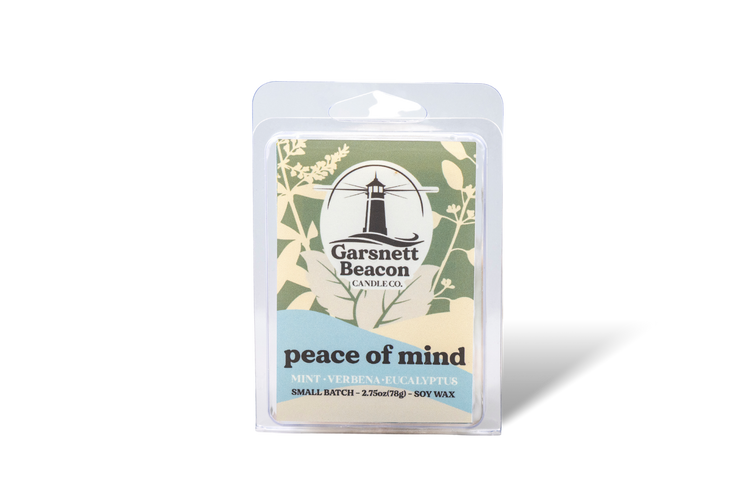 Peace of Mind Wax Melts - Mint, Verbena, Eucalyptus Scent