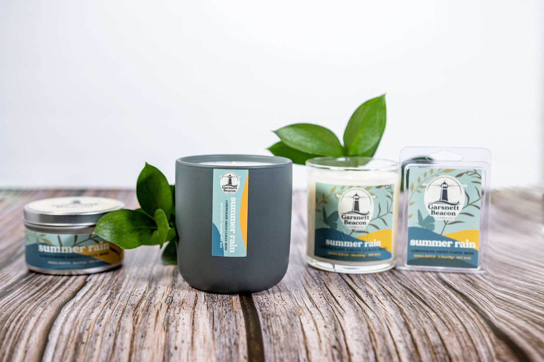 Summer Rain Wax Melts - Rain Water, Greenery, Fresh Cut Grass Scent