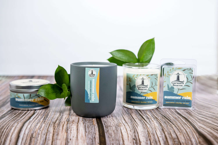Summer Rain Wax Melts - Rain Water, Greenery, Fresh Cut Grass Scent