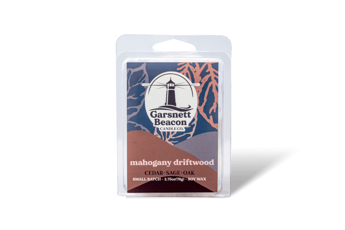 Mahogany Driftwood Wax Melts | Garsnett Beacon